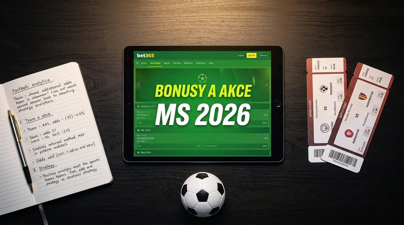 Bonusy a akce sázkových kanceláří k mistrovství světa 2026