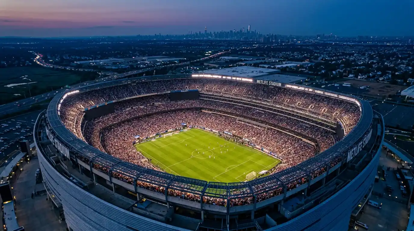 MetLife Stadium v New Jersey, stadion finále MS 2026